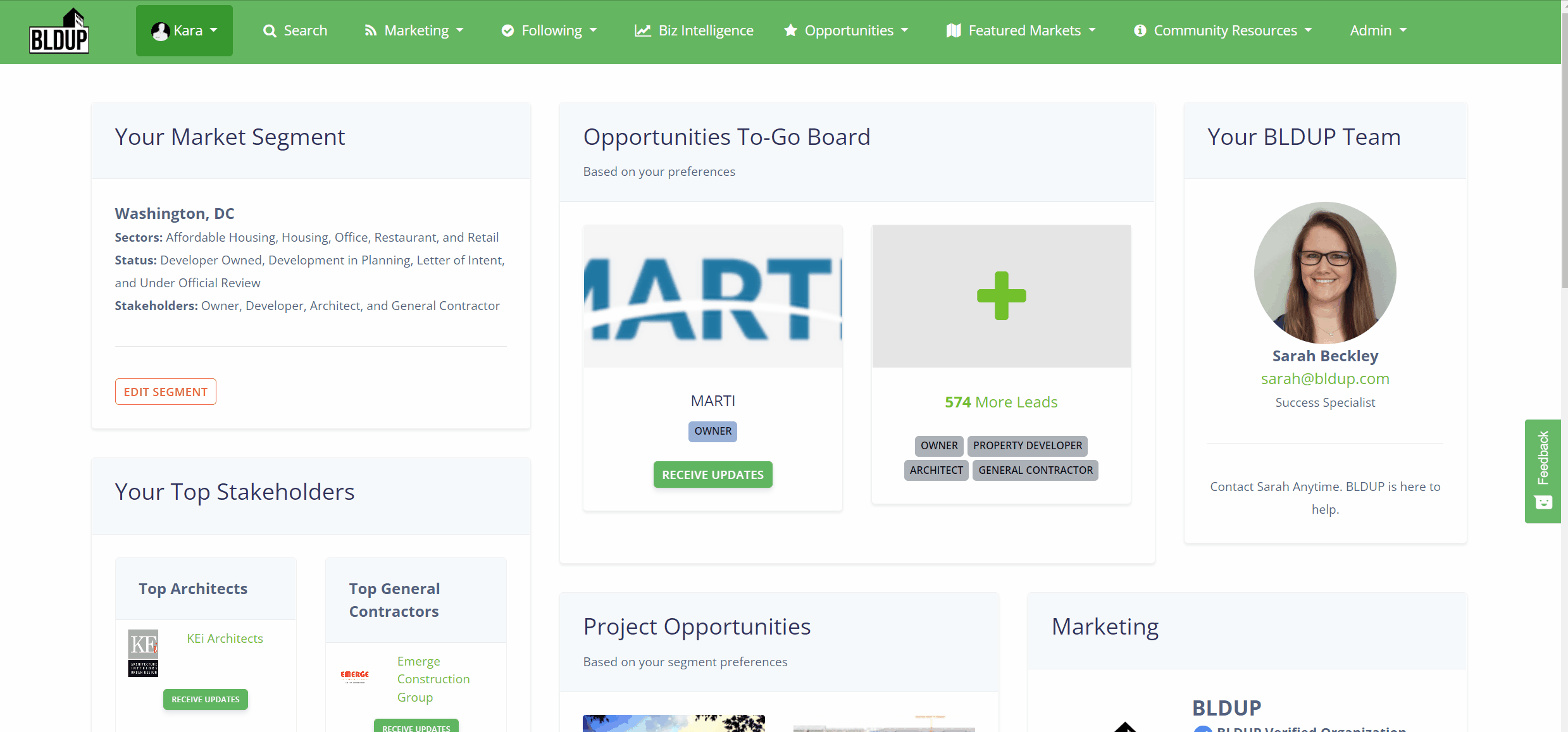 dashboard example